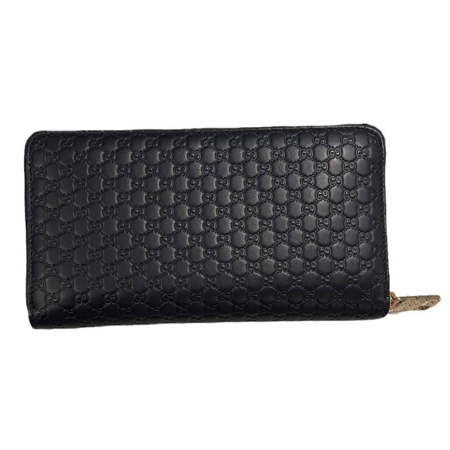 Gucci Microshima Zip Around Long Wallet Blue Leather Logo - Premium from Gucci - Just $679.0! Shop now at Finds For You
