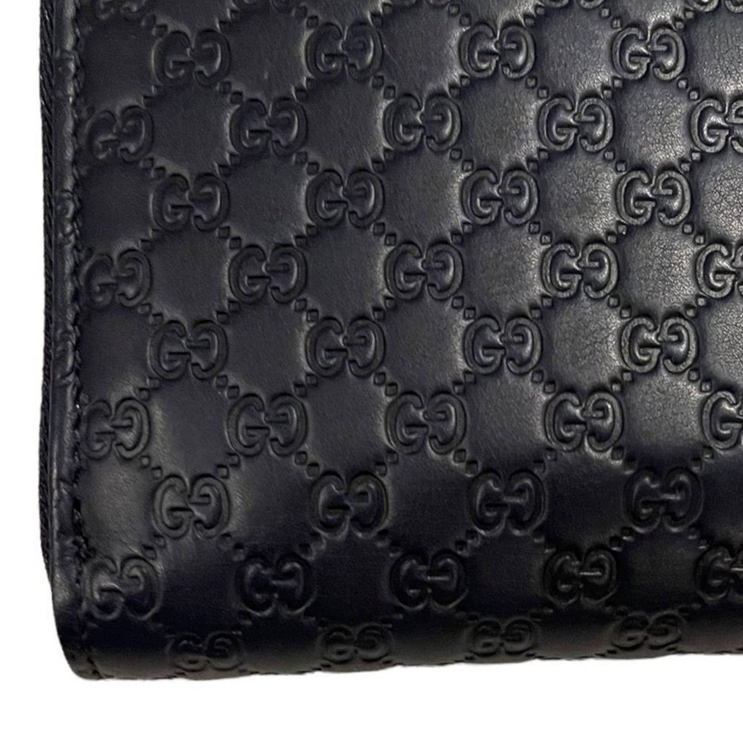 Gucci Microshima Zip Around Long Wallet Blue Leather Logo - Premium from Gucci - Just $679.0! Shop now at Finds For You