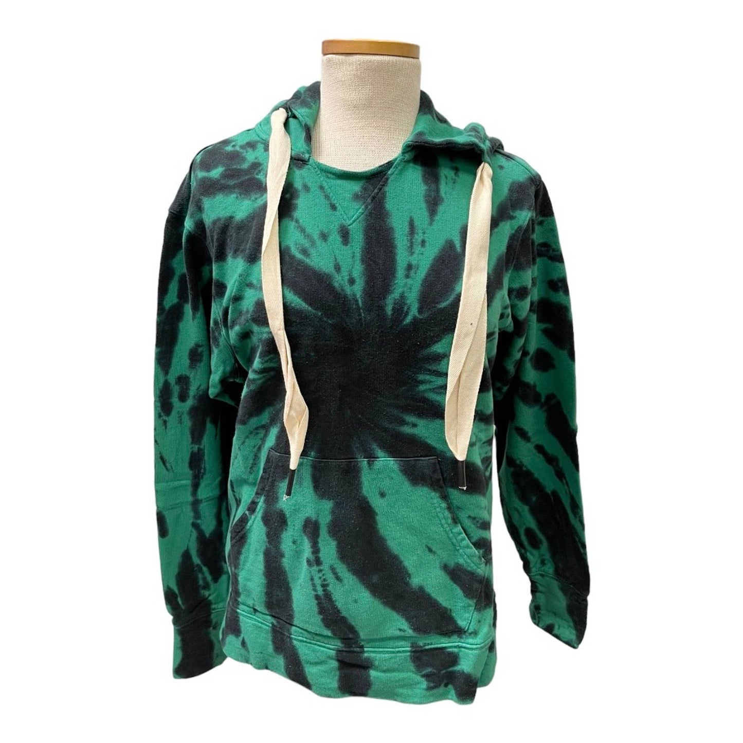 Free People x Sandrine Rose Tie Dye Oversized Hoodie Size Medium Black Green - Premium from Free People - Just $68.0! Shop now at Finds For You