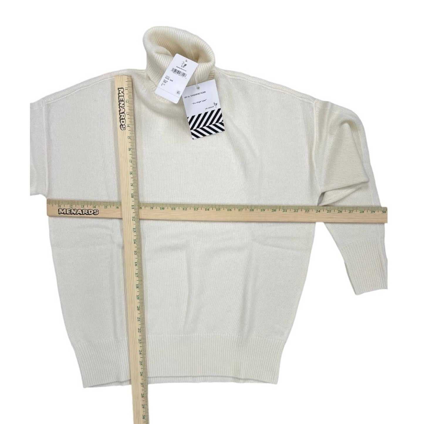 Free People x Sandrine Rose Wool Cashmere Knit Turtleneck Sweater L New - Premium from Free People - Just $79.0! Shop now at Finds For You