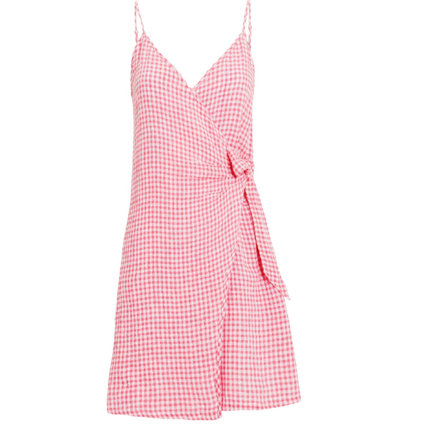 RAILS Malia Pink Gingham Wrap Mini Dress Sundress Size Extra Small - Premium from Rails - Just $104.49! Shop now at Finds For You