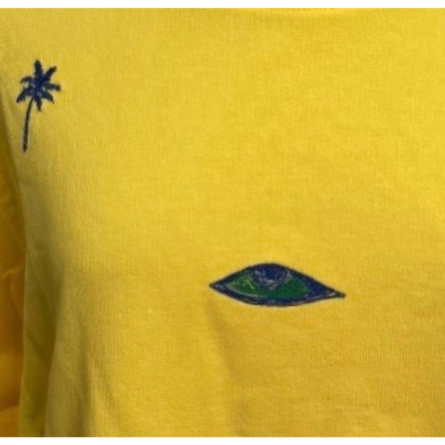 Free People x Sandrine Rose Eye Palm Tree Embroidered Sweatshirt Size S - Premium from Free People - Just $65.00! Shop now at Finds For You