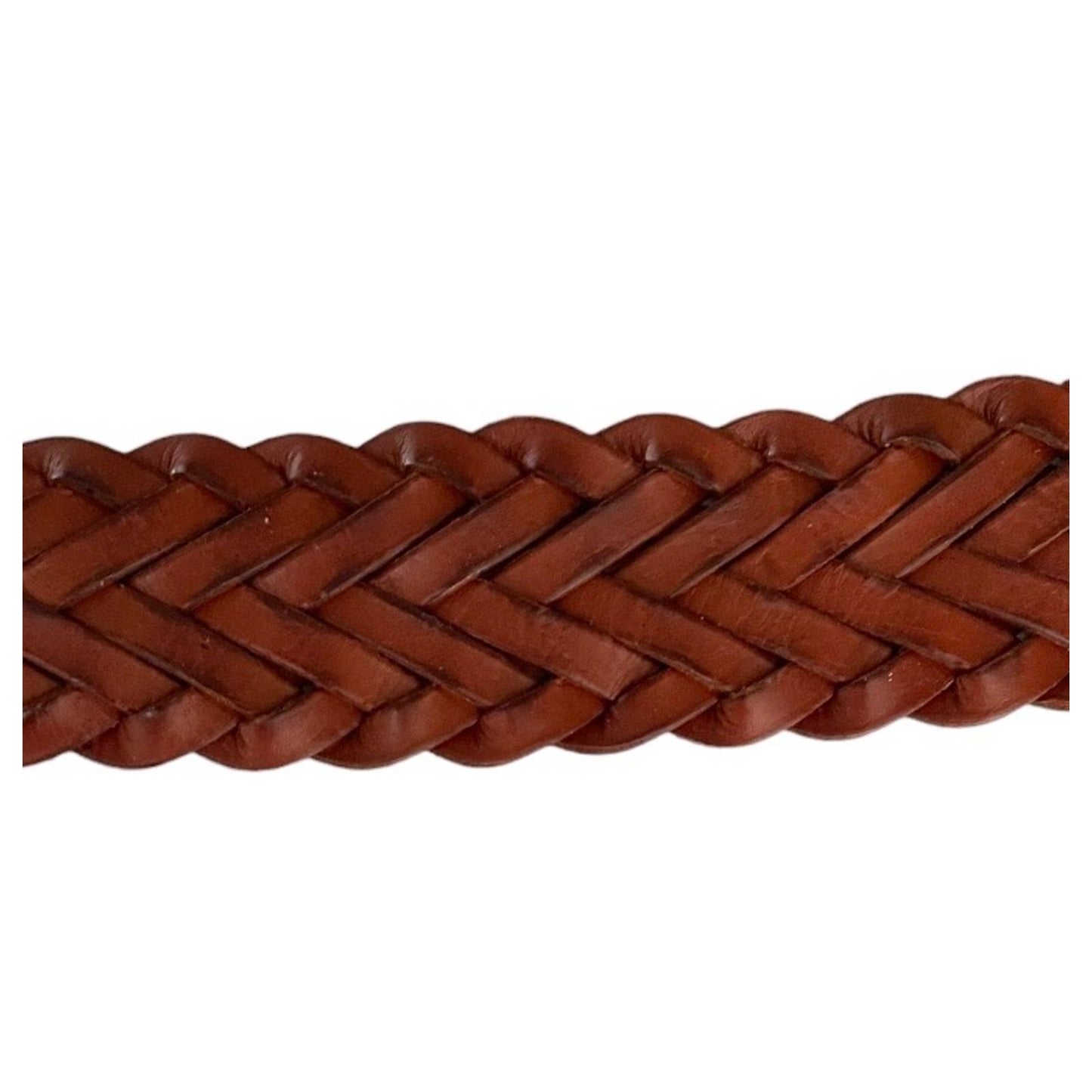 Anthropologie Cognac Woven Waist Leather Belt Size Medium New - Premium from Anthropologie - Just $79.0! Shop now at Finds For You