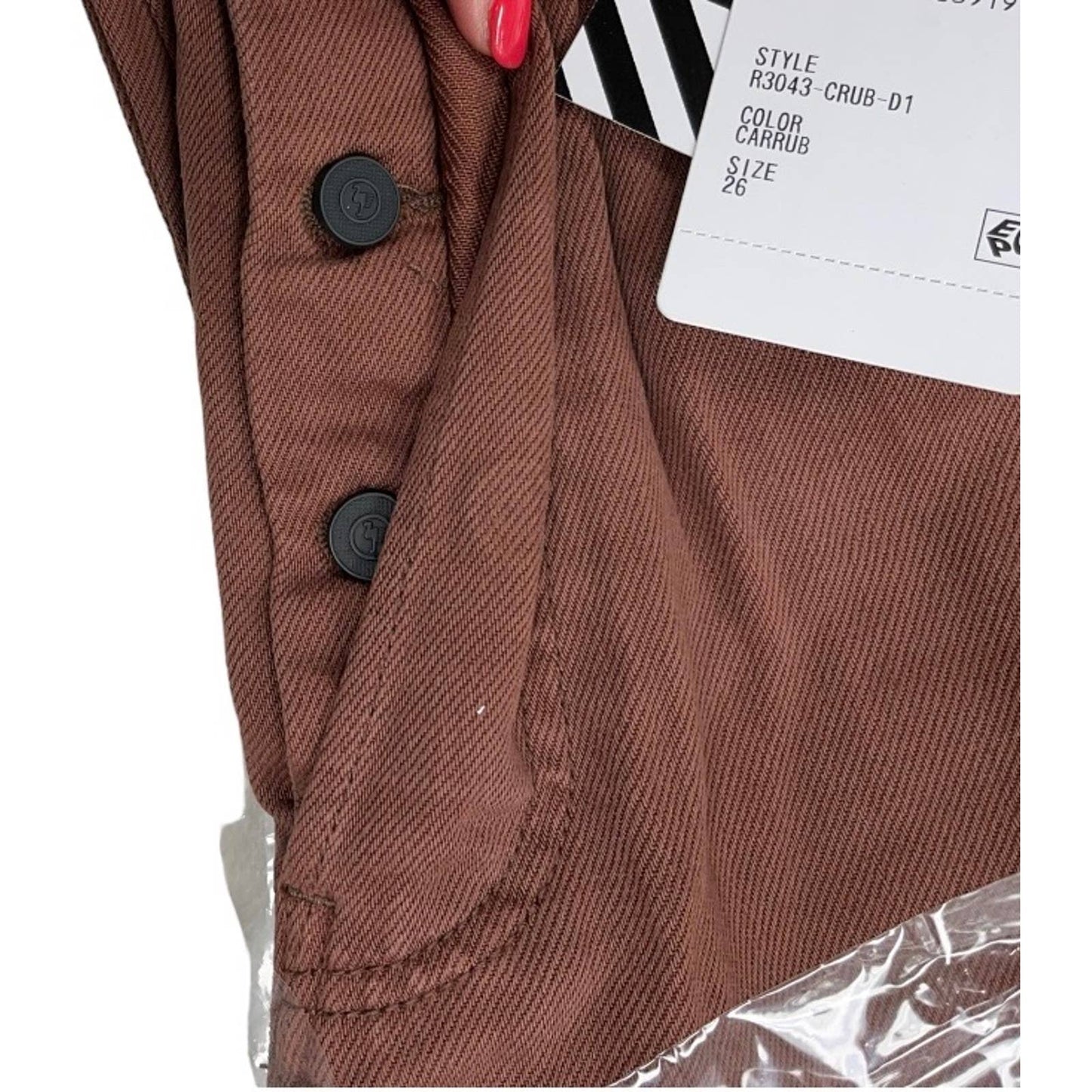 Free People x Sandrine Rose Patchwork Pants Size 28 Brown New - Premium from Free People - Just $99.0! Shop now at Finds For You