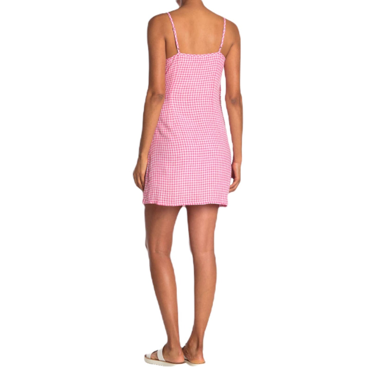 RAILS Malia Pink Gingham Wrap Mini Dress Sundress Size Extra Small - Premium from Rails - Just $104.49! Shop now at Finds For You