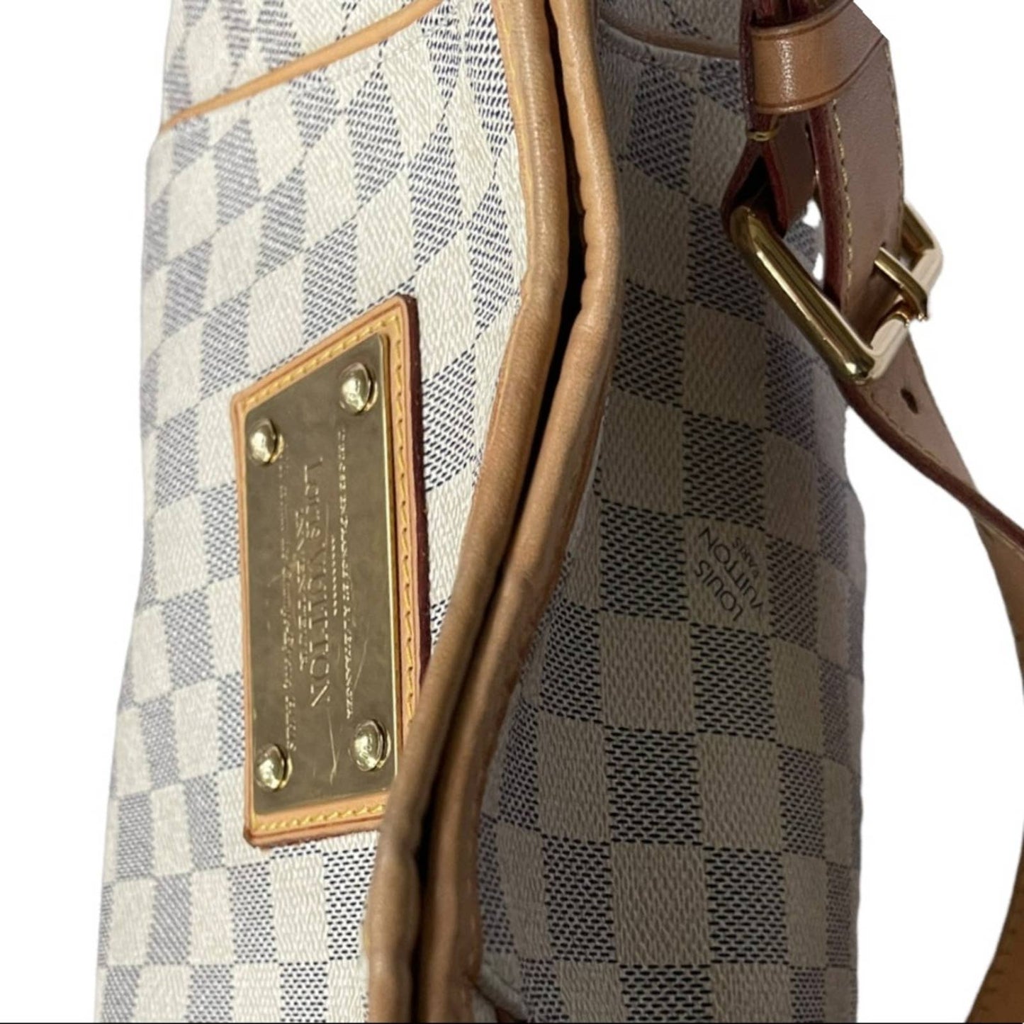 Louis Vuitton Galliera PM Monogram Canvas Handbag Shoulder Bag Damier Azur - Premium from Louis Vuitton - Just $1499.0! Shop now at Finds For You