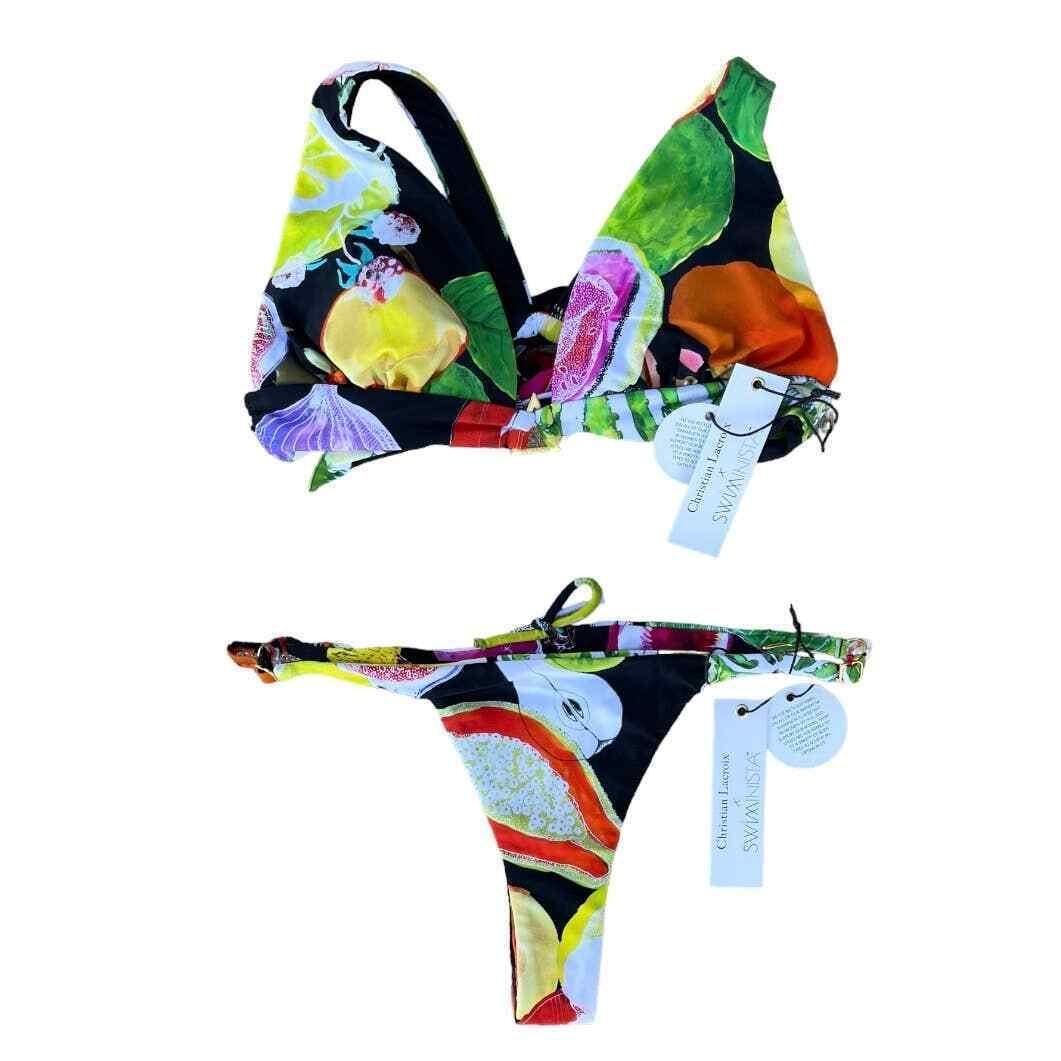 Swiminista Christian Lacroix Cheer Bikini Top & Brave Bottom Swimsuit S Manos - Premium Clothing, Shoes & Accessories:Baby:Baby & Toddler Clothing:Bottoms from Christian Lacroix - Just $79.00! Shop now at Finds For You