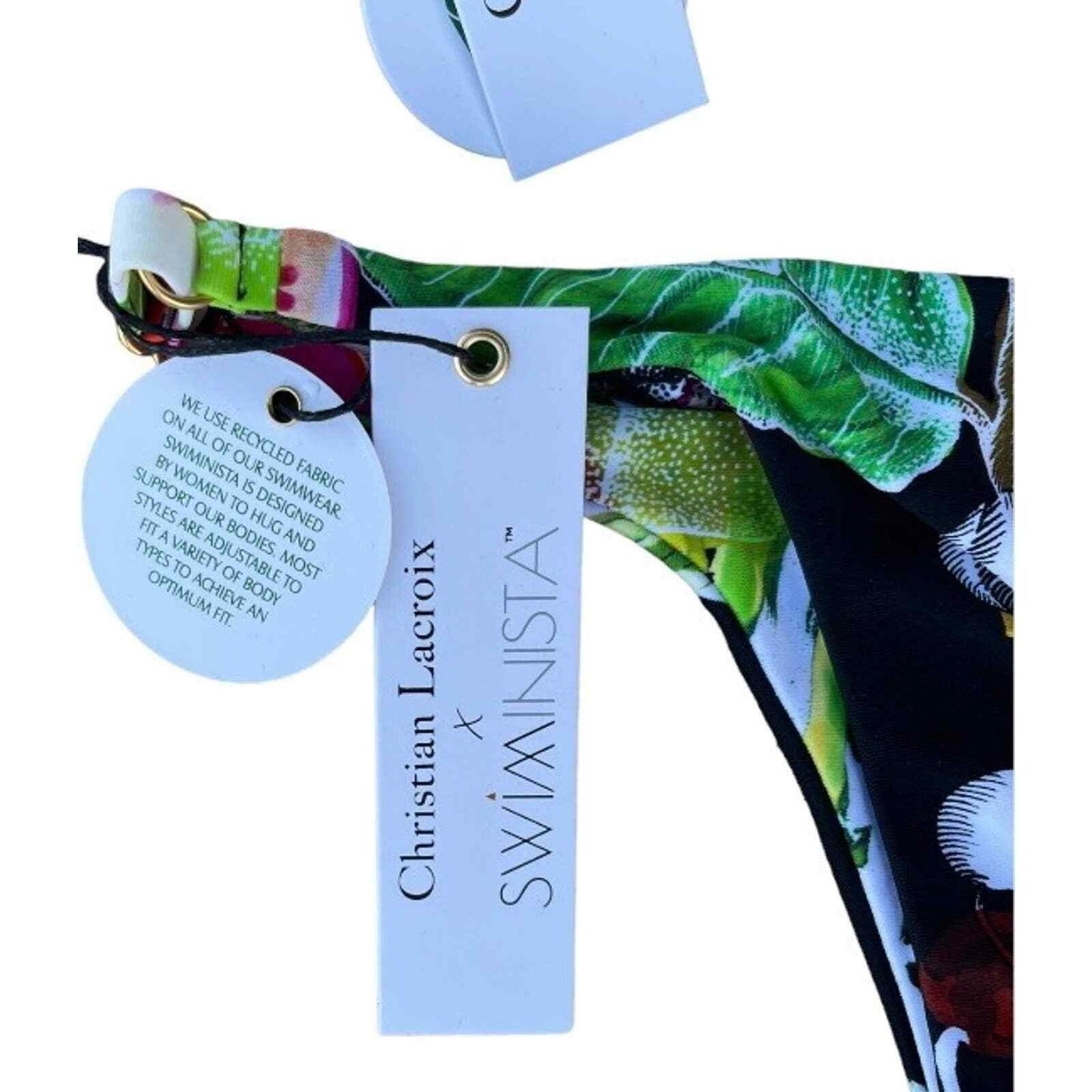 Swiminista Christian Lacroix Cheer Bikini Top & Brave Bottom Swimsuit S/M Manos - Premium Clothing, Shoes & Accessories:Baby:Baby & Toddler Clothing:Bottoms from Christian Lacroix - Just $79.00! Shop now at Finds For You