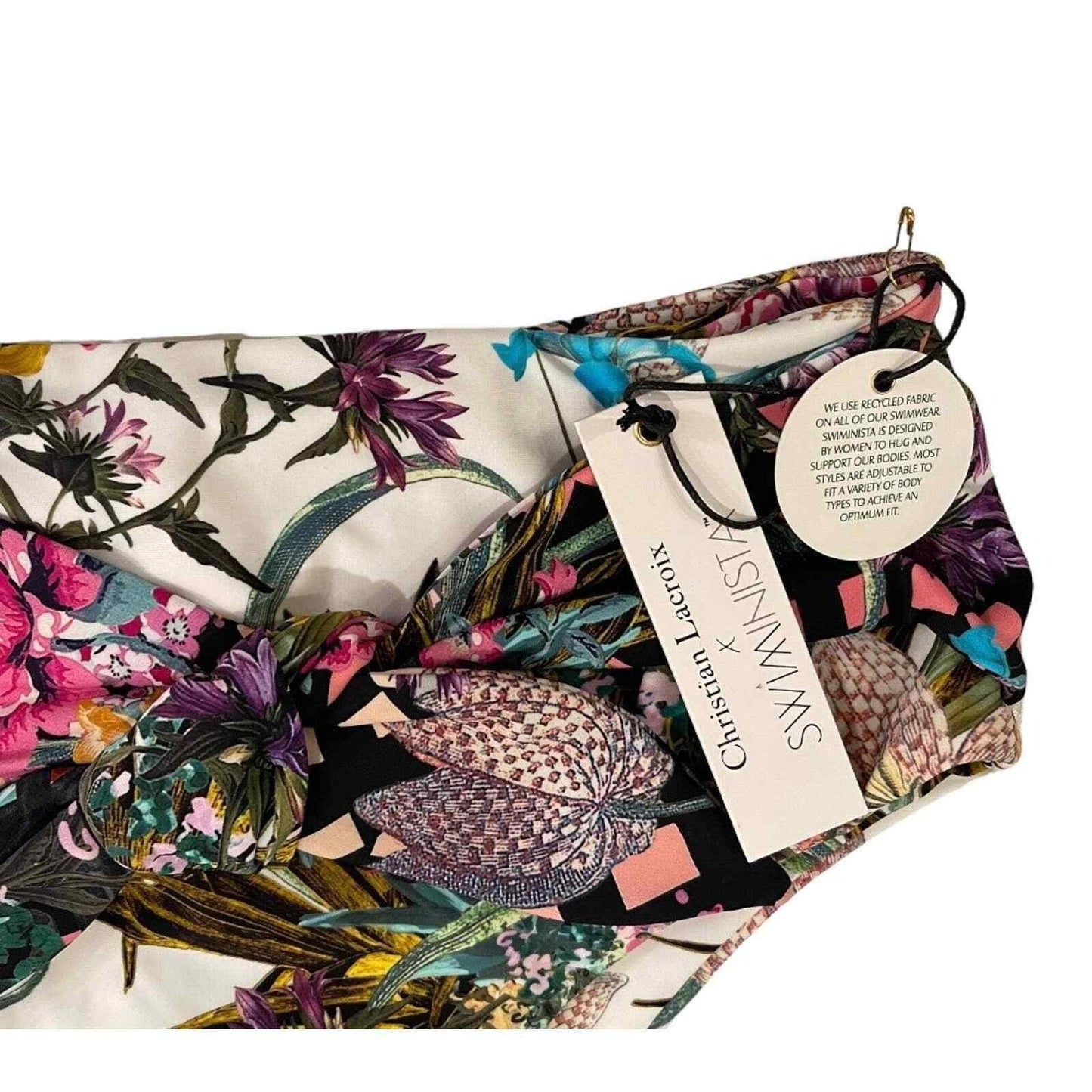 Swiminista Christian Lacroix Joy Bikini Top & Classy Bottom Swimsuit Sz L - Premium Clothing, Shoes & Accessories:Baby:Baby & Toddler Clothing:Bottoms from Christian Lacroix - Just $95.00! Shop now at Finds For You
