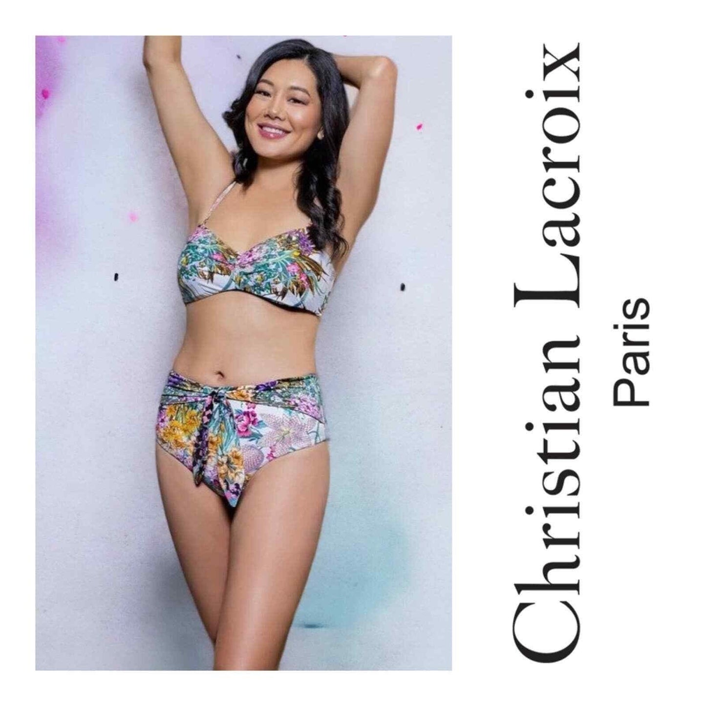 Swiminista Christian Lacroix Joy Bikini Top & Classy Bottom Swimsuit Sz S - Premium Clothing, Shoes & Accessories:Baby:Baby & Toddler Clothing:Bottoms from Christian Lacroix - Just $95.00! Shop now at Finds For You