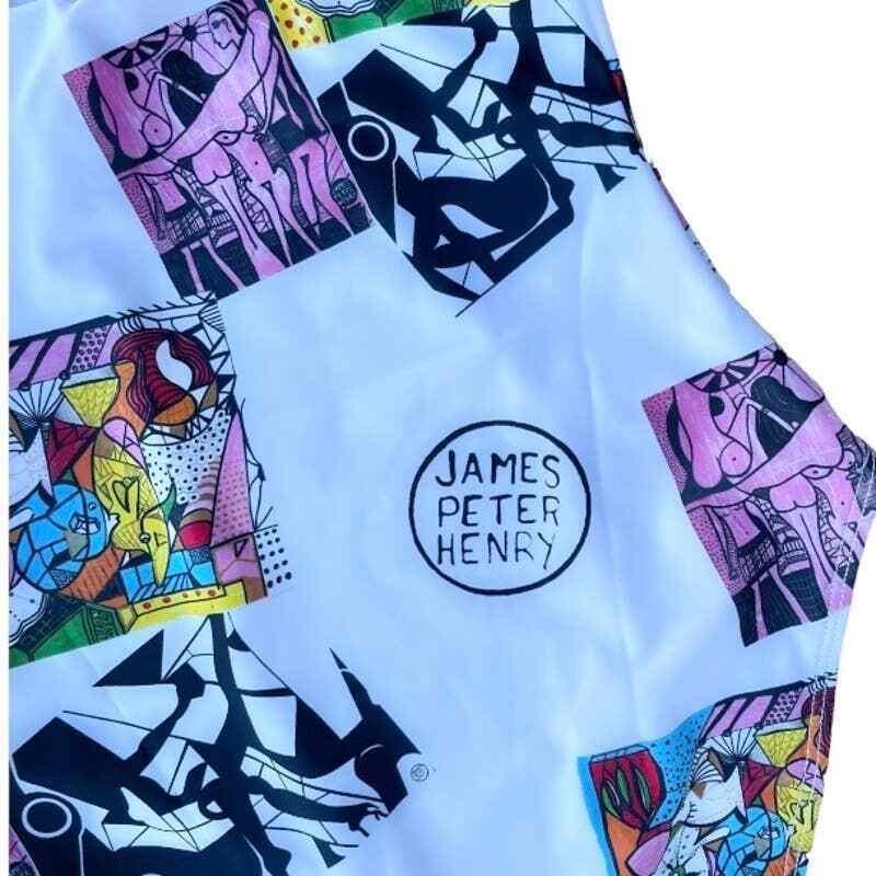 Swiminista James Peter Henry Marvelous Artwork Toss One Piece Swimsuit Size S - Premium Clothing, Shoes & Accessories:Baby:Baby & Toddler Clothing:Bottoms from Swiminista - Just $79.00! Shop now at Finds For You