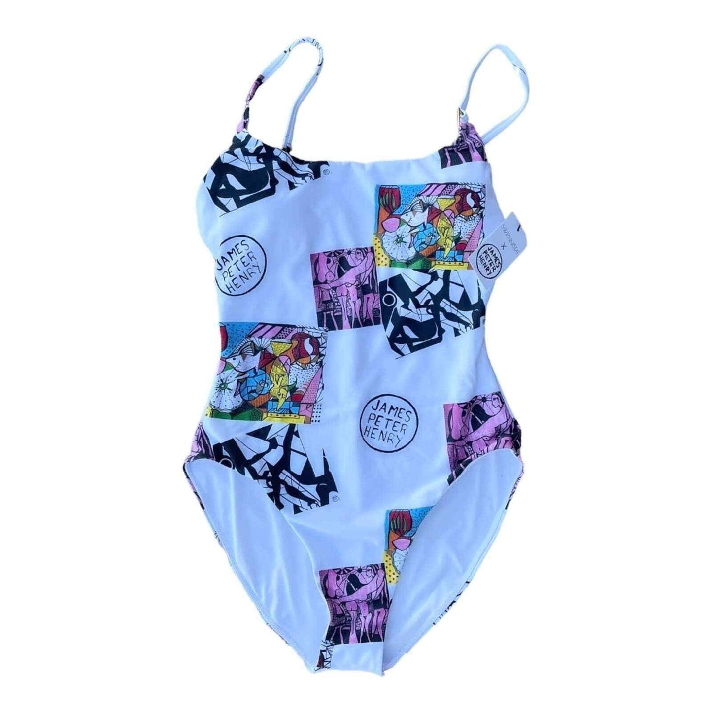 Swiminista James Peter Henry Marvelous Artwork Toss One Piece Swimsuit Size XL - Premium Clothing, Shoes & Accessories:Baby:Baby & Toddler Clothing:Bottoms from Swiminista - Just $79.00! Shop now at Finds For You