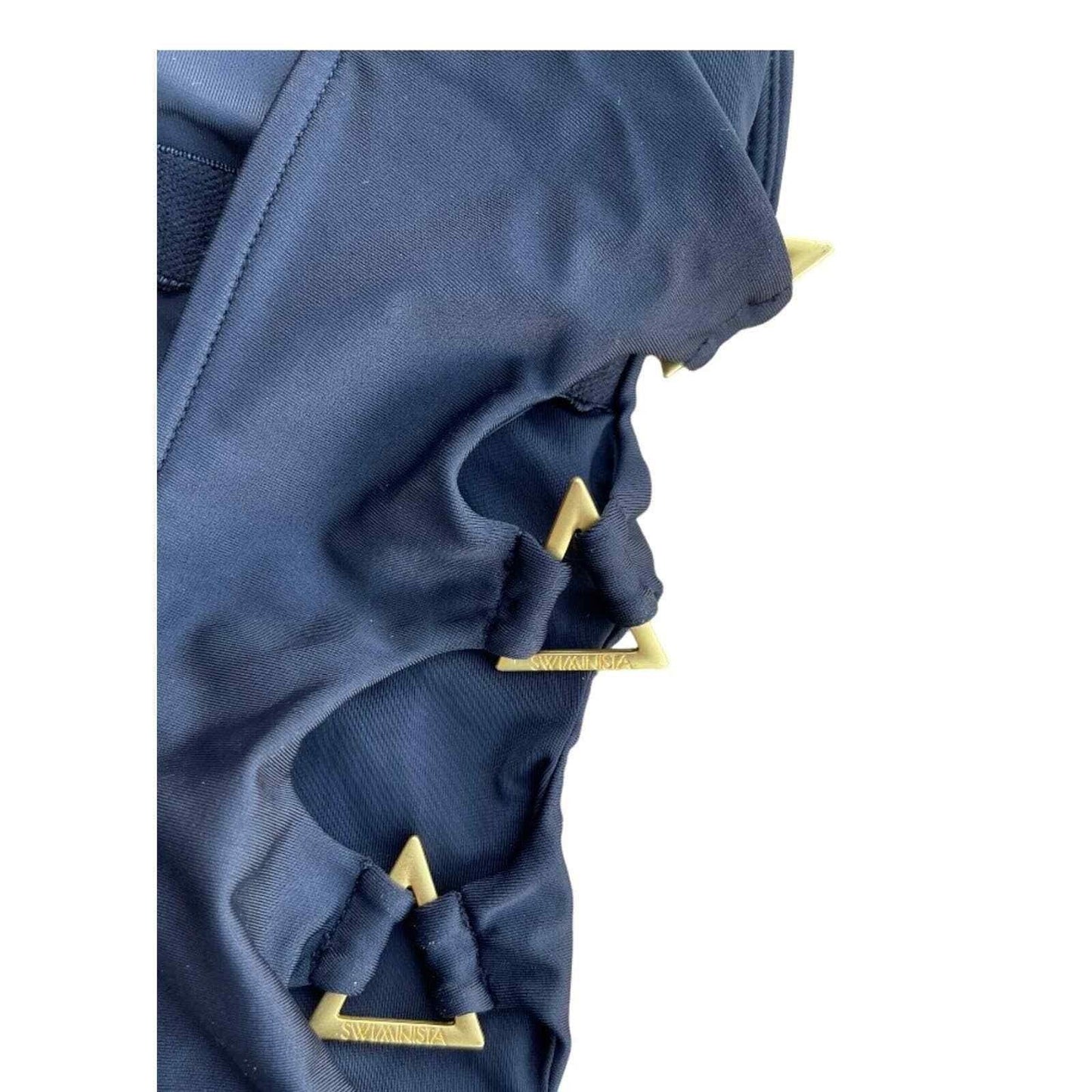 Swiminista Peaceful Cut Out Sustainable One Piece Swimsuit Bathing Suit M - Premium Clothing, Shoes & Accessories:Baby:Baby & Toddler Clothing:Bottoms from Swiminista - Just $89.00! Shop now at Finds For You