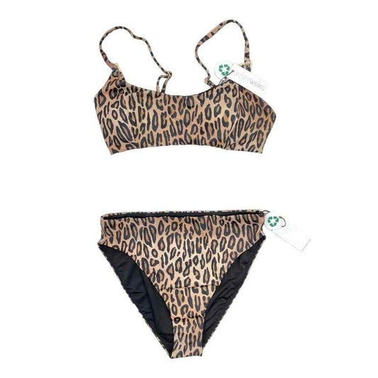 Swiminista Play Leopard Bikini Top Fabulous Bottom Bathing Suit Swim Size M New - Premium Clothing, Shoes & Accessories:Baby:Baby & Toddler Clothing:Bottoms from Swiminista - Just $79.00! Shop now at Finds For You