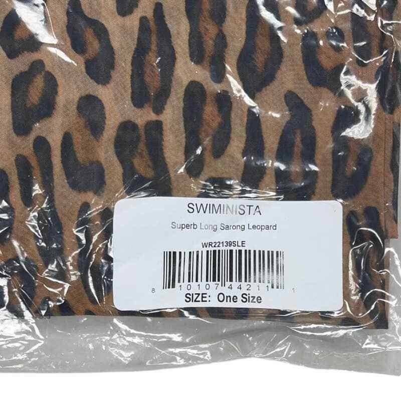 Swiminista Superb Long Sarong Wrap Swim Beach Leopard Print New - Premium Clothing, Shoes & Accessories:Baby:Baby & Toddler Clothing:Bottoms from Swiminista - Just $59.0! Shop now at Finds For You