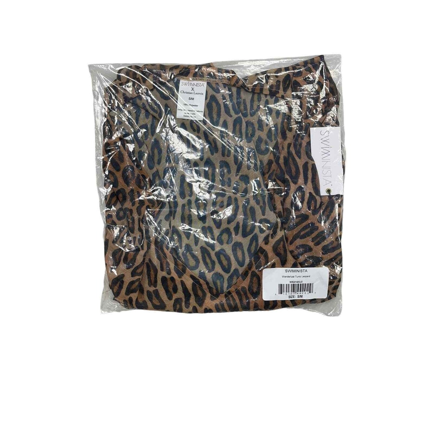 Swiminista Wanderlust Leopard Print Tunic Dress Beach Cover up Small Medium - Premium Clothing, Shoes & Accessories:Baby:Baby & Toddler Clothing:Bottoms from Swiminista - Just $58.00! Shop now at Finds For You