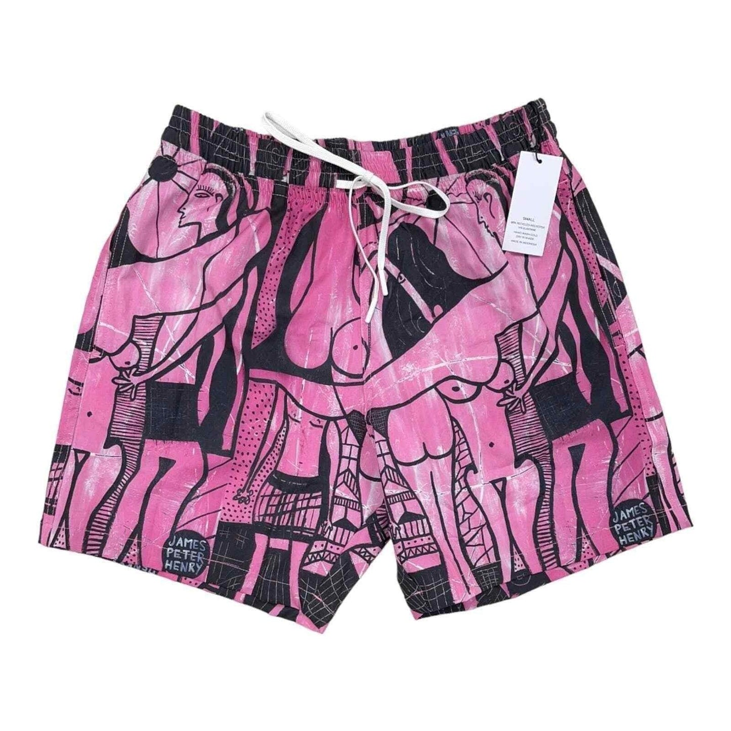 Swiminista x James Peter Henry Abstract Beach Activities Board Shorts Swim XL - Premium Clothing, Shoes & Accessories:Baby:Baby & Toddler Clothing:Bottoms from Swininista - Just $59.00! Shop now at Finds For You