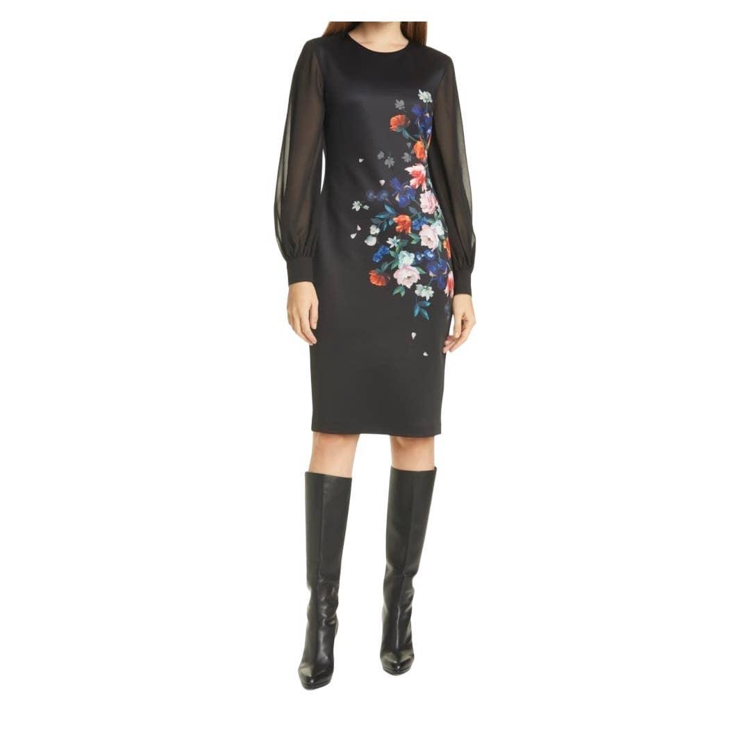 Ted Baker Ophena Flower Bodycon Dress Size 6 16-18 New Finds For You Ted Baker Ophena Flower Bodycon Dress Size 6 16-18 New Finds For You