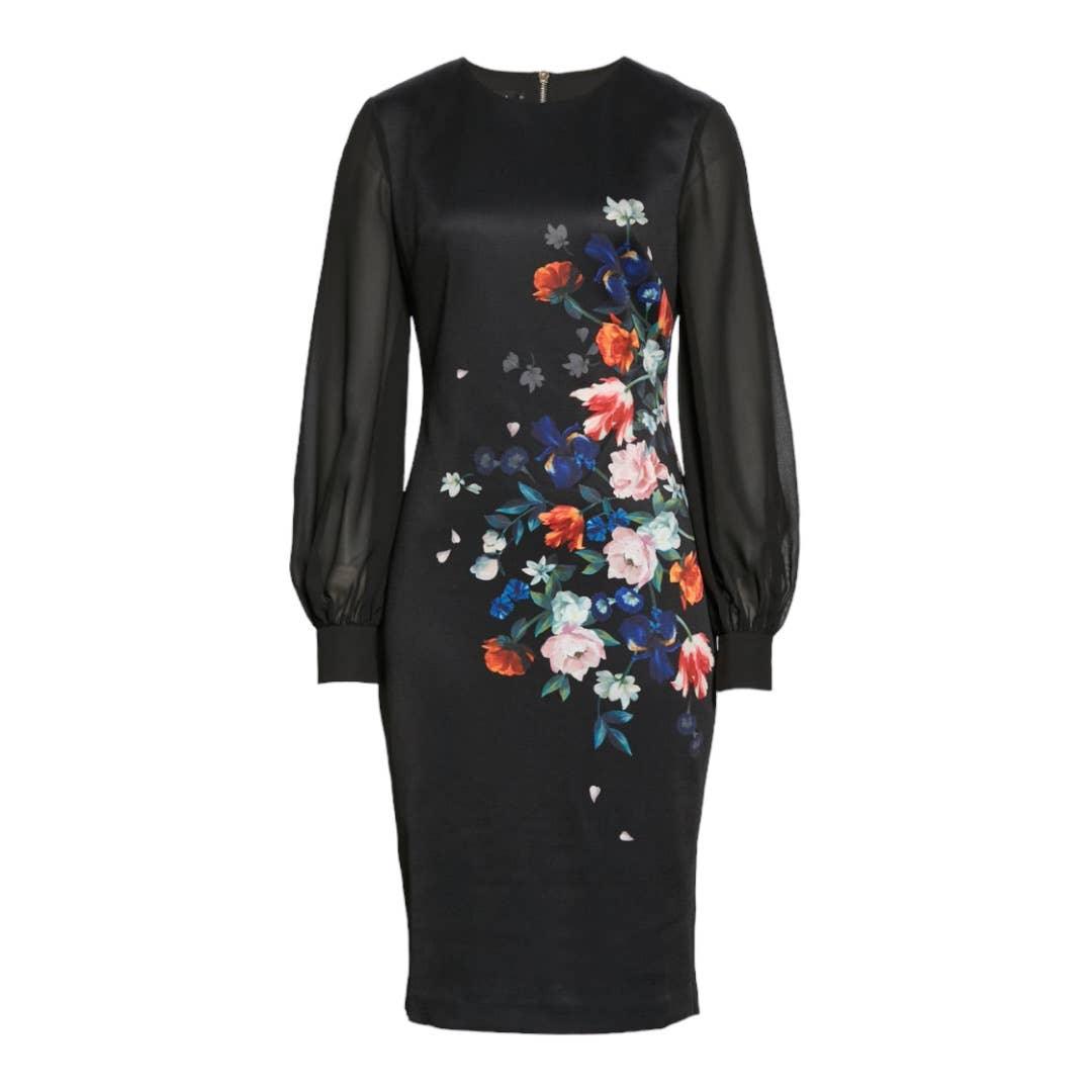 Ted Baker Ophena Flower Bodycon Dress Size 6 16-18 New - Premium from Ted Baker - Just $179.00! Shop now at Finds For You