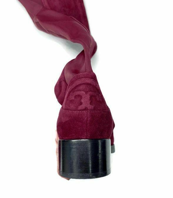 Tory Burch Women's Caitlin Burgundy Suede OTK Over the Knee Fashion Boots 7 - Premium Clothing, Shoes & Accessories:Women:Women's Shoes:Boots from Tory Burch - Just $174.21! Shop now at Finds For You