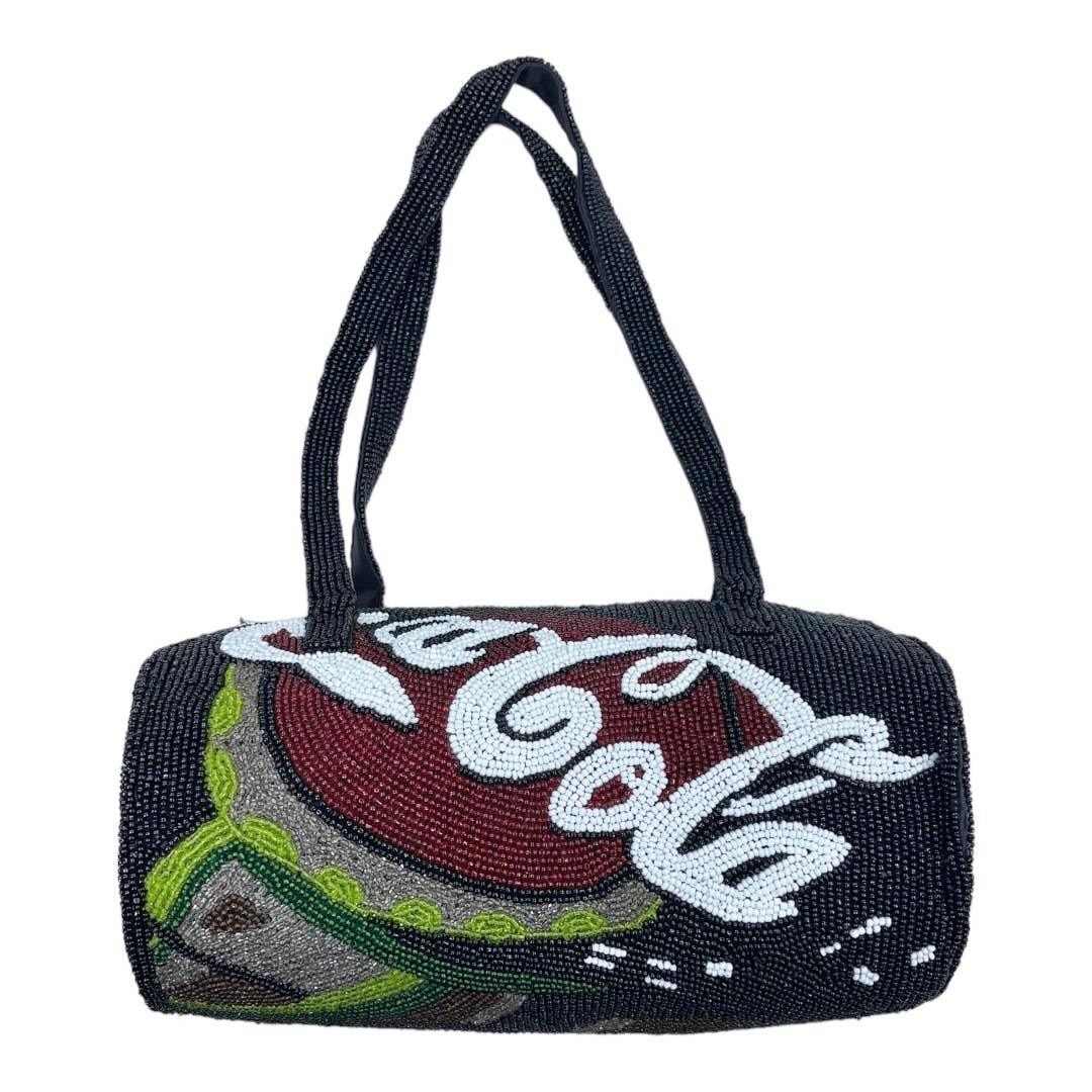 Vintage 90’s Coca Cola Beaded Handbag Purse Shoulder Bag New - Premium from Coca Cola - Just $179.0! Shop now at Finds For You