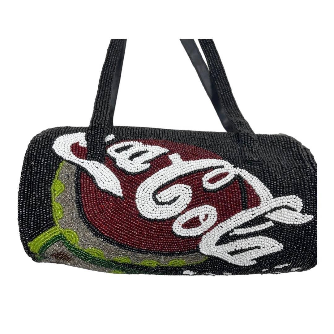 Vintage 90’s Coca Cola Beaded Handbag Purse Shoulder Bag New - Premium from Coca Cola - Just $179.0! Shop now at Finds For You