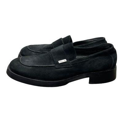 Vintage Versace Company Jeans Suede Loafers Shoes Size 11 Black - Premium Clothing, Shoes & Accessories:Men:Men's Shoes:Casual Shoes from Versace Jeans Collection - Just $200.99! Shop now at Finds For You