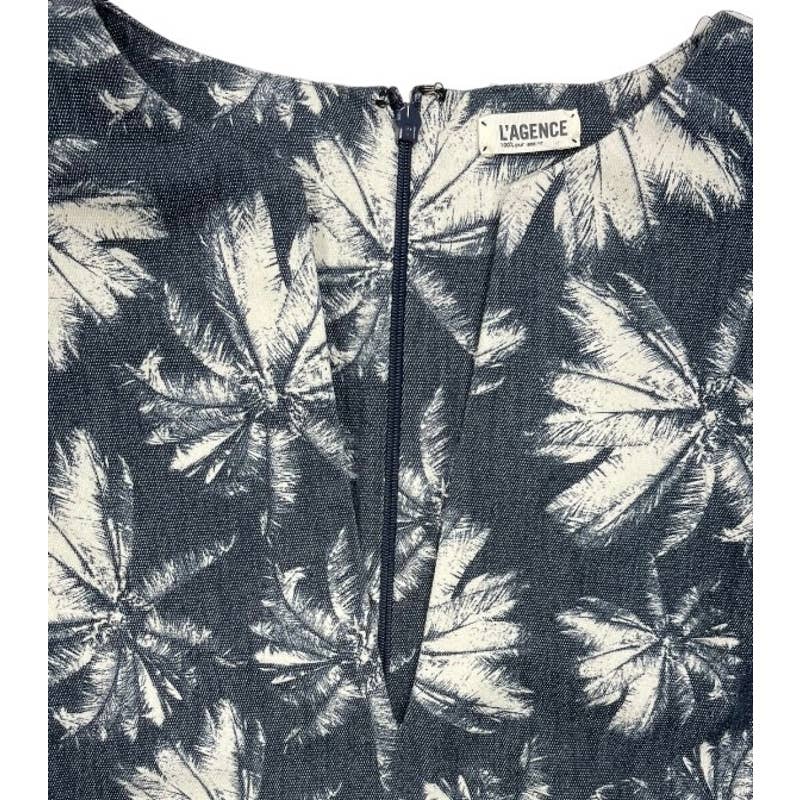 L’Agence Sleeveless Palm Tree Print Denim Dress Size 8 New - Premium  from L’agence - Just $125.0! Shop now at Finds For You
