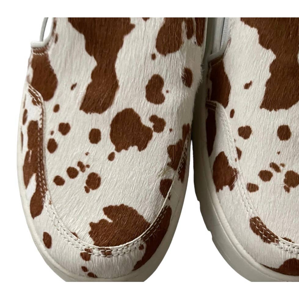 Vionic Cow Print Calf Hair Slip On Sneakers Size 9 New Arch Support - Premium  from Vionic - Just $89.00! Shop now at Finds For You