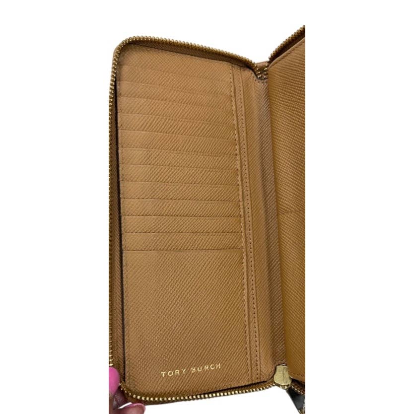Tory Burch Robinson Continental Long Leather Wallet Camel - Premium  from Tory Burch - Just $159.00! Shop now at Finds For You