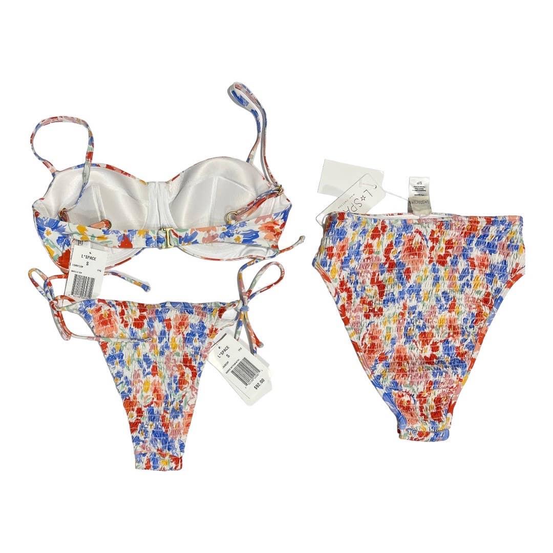 L*SPACE Revolve Set Forever Floral Marley Top Aubrey Barlette Bottoms S - Premium  from L*SPACE - Just $129.0! Shop now at Finds For You