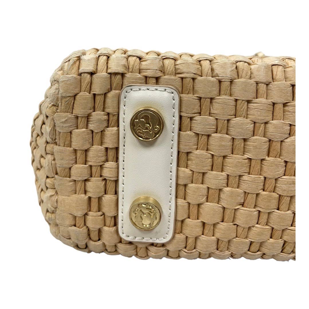Spartina 446 Bamboo Moon Layla Woven Leather Shoulder Bag Handbag - Premium  from Spartina 449 - Just $189.00! Shop now at Finds For You