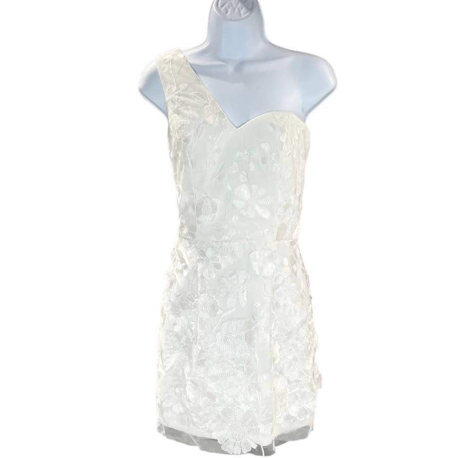 dress the population maddie one shoulder Amazon.com: Dress the Population Women's Maddie Embroidery, Mini, Bodycon, One Shoulder Neck Dress, Black-Nude, XX-Small : Clothing, Shoes & Jewelry