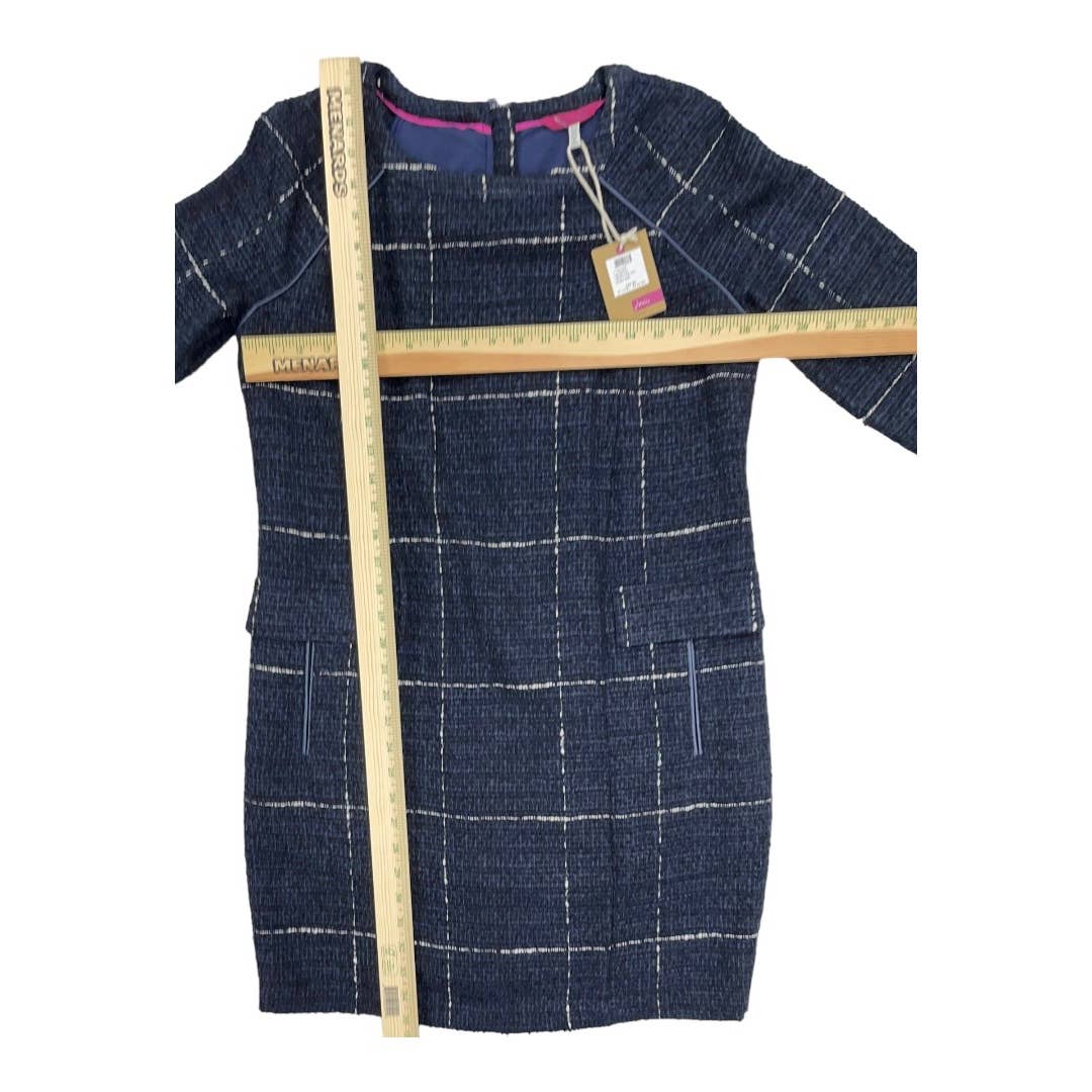 Joules Esther Boucle Dress Navy Size 6 New - Premium  from Joules - Just $70.0! Shop now at Finds For You