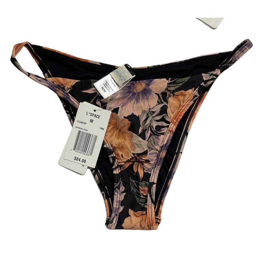 L*SPACE Set Camellia Floral  D Cup Bikini Top Jay Bikini Bottom M New - Premium  from L*SPACE - Just $129.0! Shop now at Finds For You