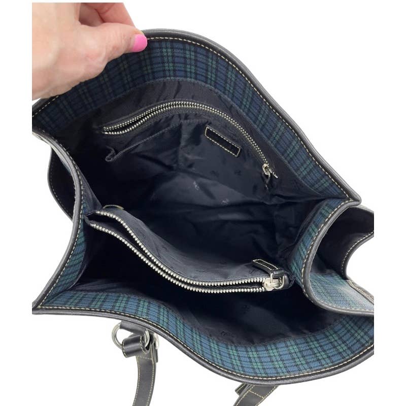 Vintage Lauren Ralph Lauren Blackwatch Plaid Tote Diaper Bag Commuter Bag - Premium  from Lauren Ralph Lauren - Just $179.00! Shop now at Finds For You