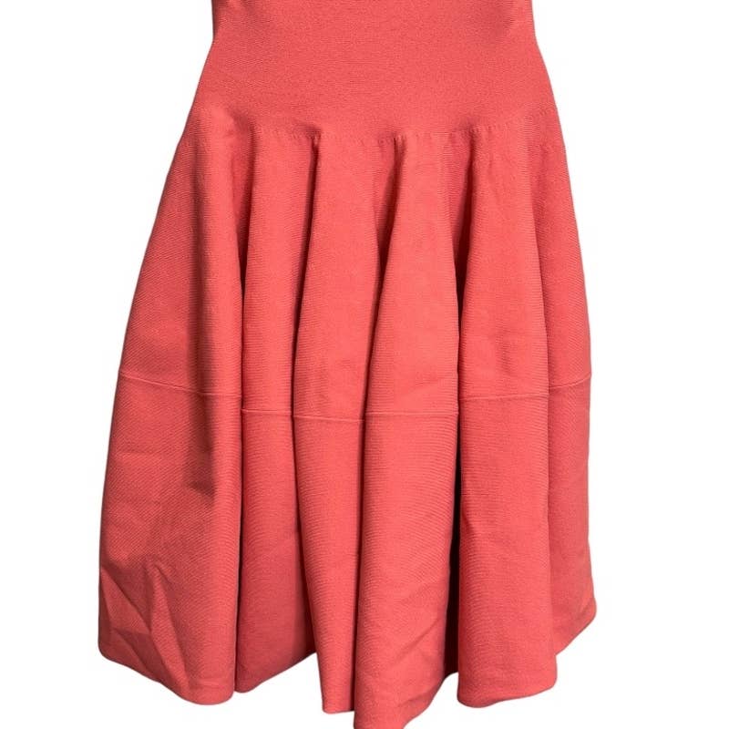 Alexander McQueen Stretch Knit Fit Flare Dress Size M Salmon Finds For You Alexander McQueen Stretch Knit Fit Flare Dress Size M Salmon Finds For You
