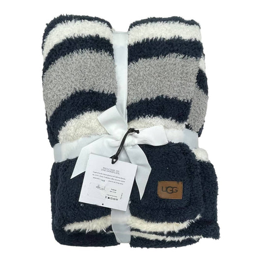 UGG Ana Striped Sherpa Fleece Eyelash Throw Blanket 50 x 70 New - Premium  from UGG Australia - Just $85.00! Shop now at Finds For You