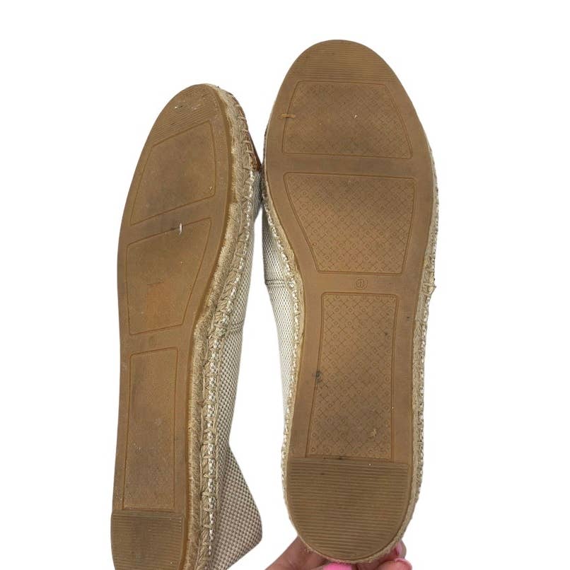 Tory Burch Colorblock Woven Canvas Leather Espadrilles Flats Shoes Size 11 - Premium  from Tory Burch - Just $135.0! Shop now at Finds For You