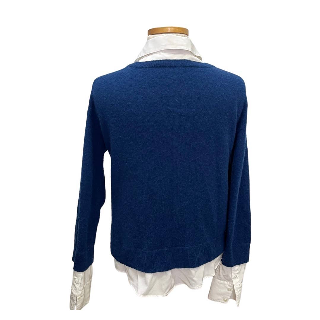 Veronica Beard Brami Mixed Media Wool Cashmere Sweater Top Size S - Premium  from VERONICA BEARD - Just $199.0! Shop now at Finds For You