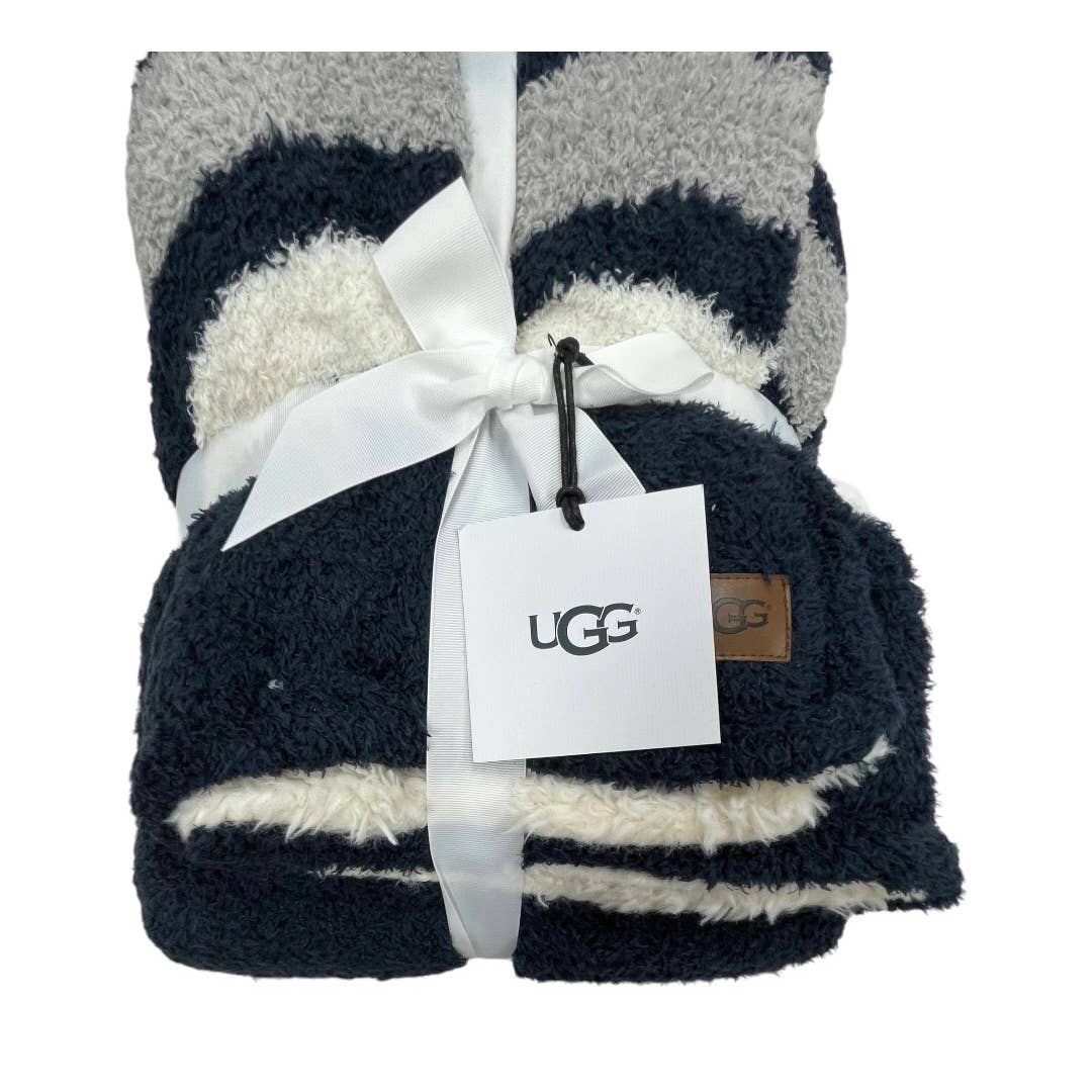 UGG Ana Striped Sherpa Fleece Eyelash Throw Blanket 50 x 70 New - Premium  from UGG Australia - Just $85.00! Shop now at Finds For You
