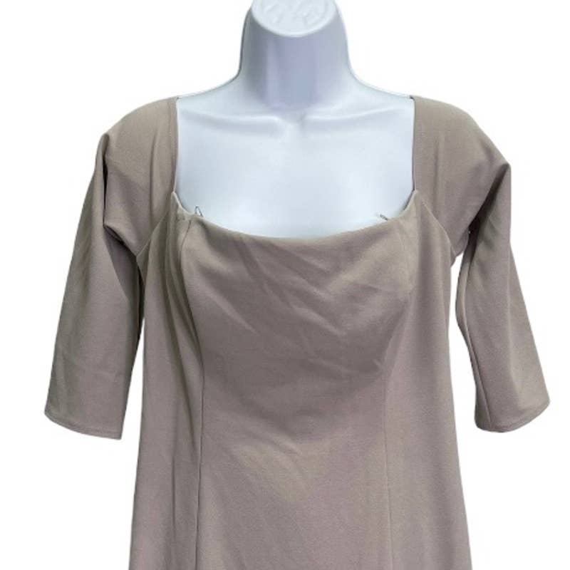 Katie May Revolve Brentwood Off The Shoulder Long Dress Gown Size 14 Gray Taupe New - Premium  from Katie May - Just $139.0! Shop now at Finds For You