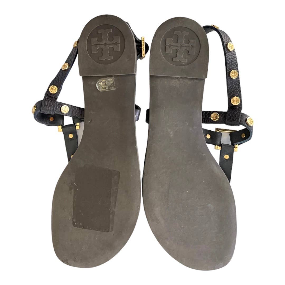 Tory Burch Marge Logo Studded Thong Sandals Flats Leather Size 8.5 - Premium  from Tory Burch - Just $129.0! Shop now at Finds For You