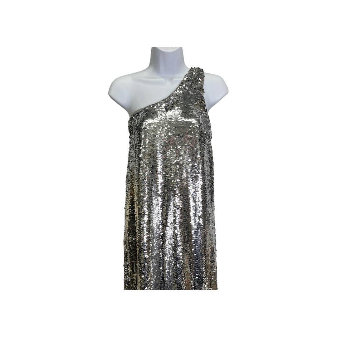 Anthropologie Maeve Sequin One Shoulder Midi Dress Size XS New - Premium  from Anthropologie - Just $189.00! Shop now at Finds For You