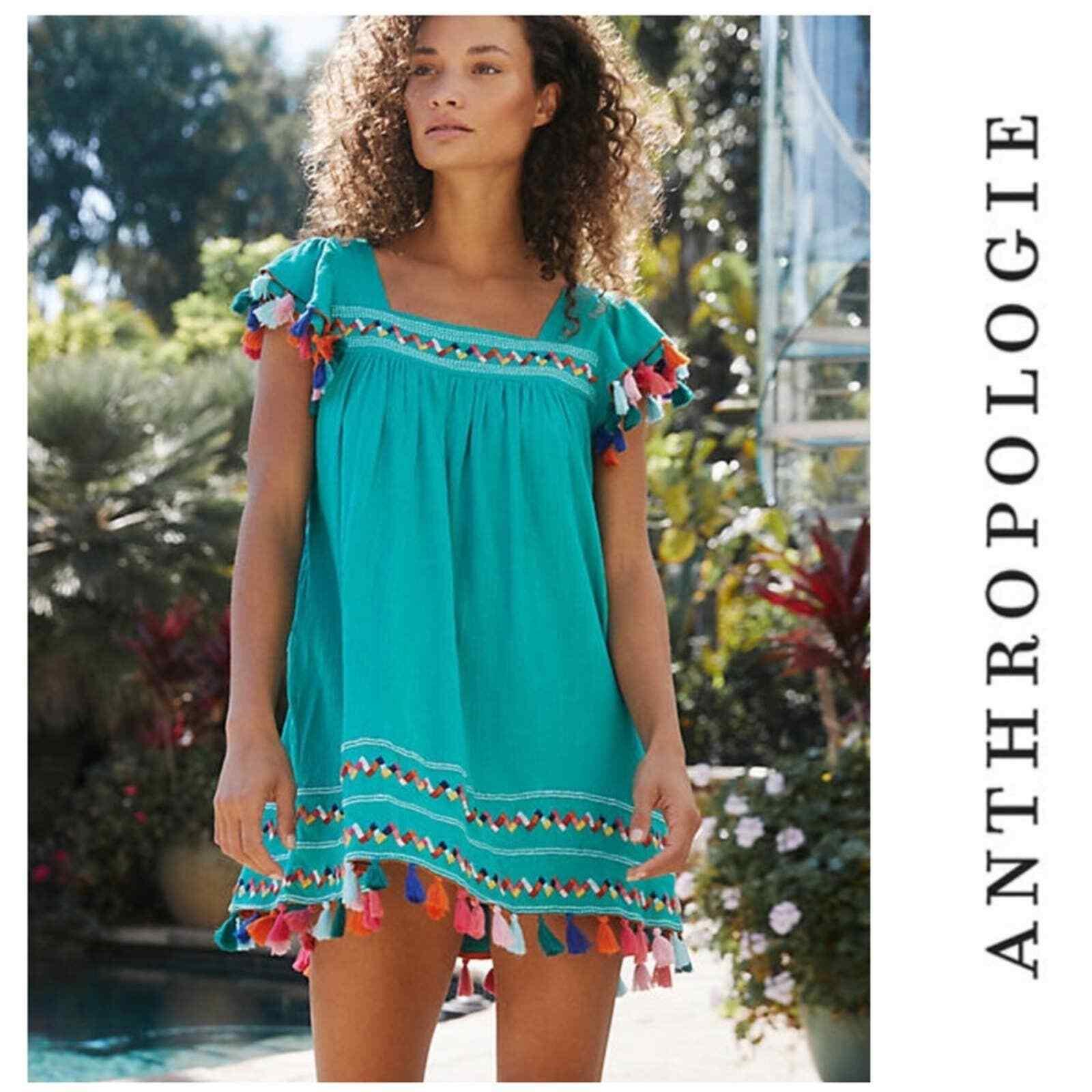 Anthropologie Mer St Barth Sandrine Tassel Mini Dress - Premium Clothing, Shoes & Accessories:Women:Women's Clothing:Dresses from Anthropologie - Just $151.50! Shop now at Finds For You