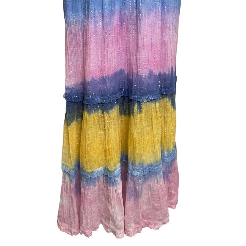 anthropologie tie dye maxi dress Tie-Dye Maxi Dress
