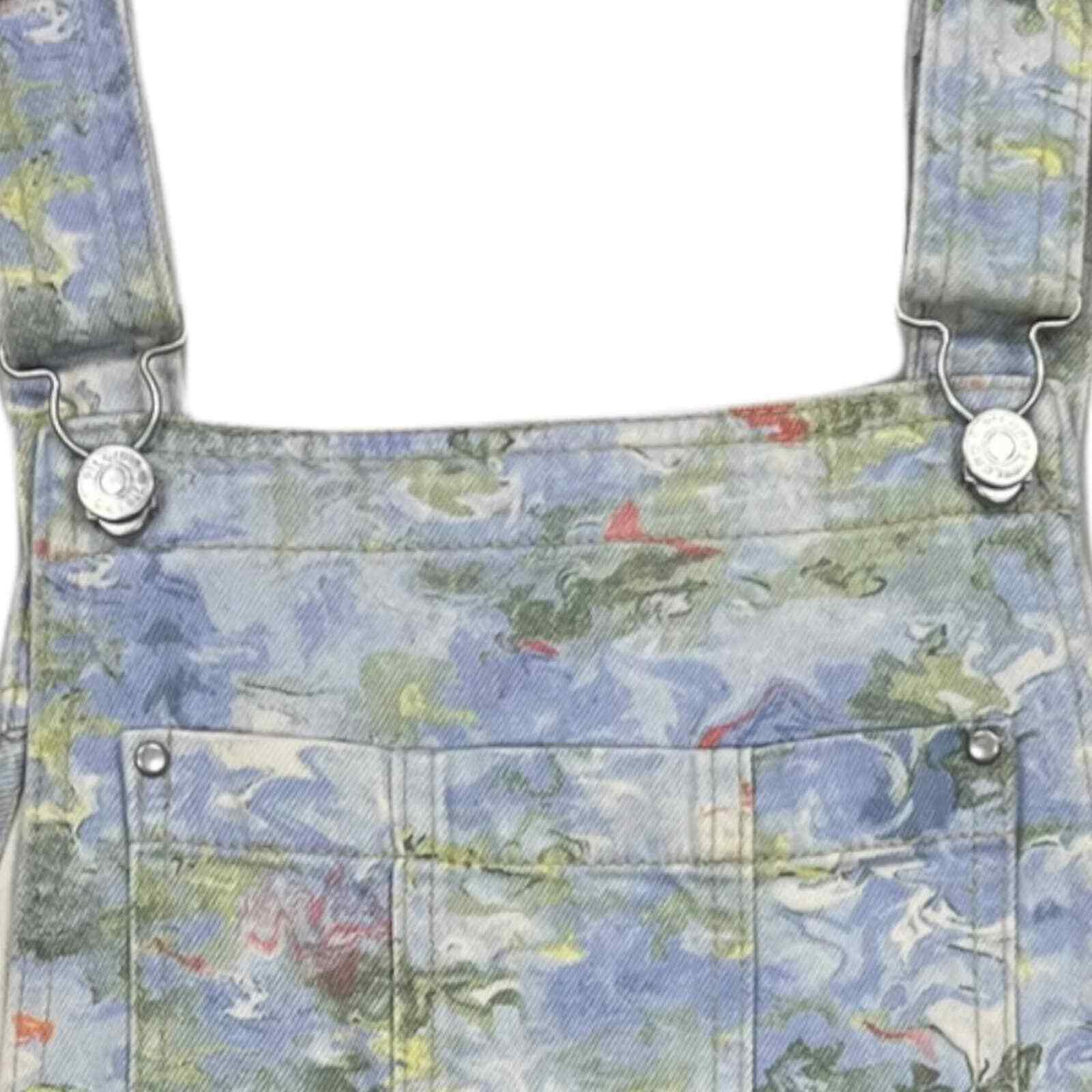 Anthropologie Pilcro Cut-Off Short Overalls Size 32 Denim Watercolor NEW - Premium Clothing, Shoes & Accessories:Women:Women's Clothing:Jumpsuits & Rompers from Anthropologie - Just $100.99! Shop now at Finds For You
