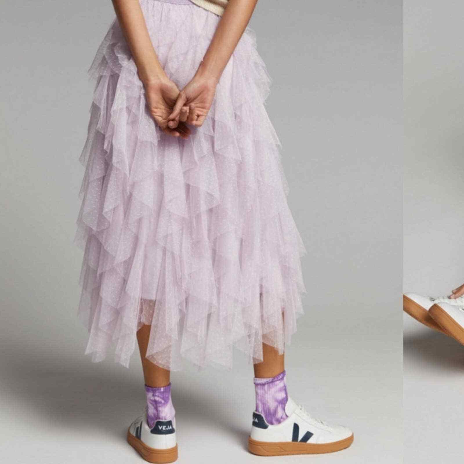 Anthropologie Tesia Tiered Tulle Ruffle Skirt New - Premium Clothing, Shoes & Accessories:Women:Women's Clothing:Skirts from Anthropologie - Just $140.00! Shop now at Finds For You