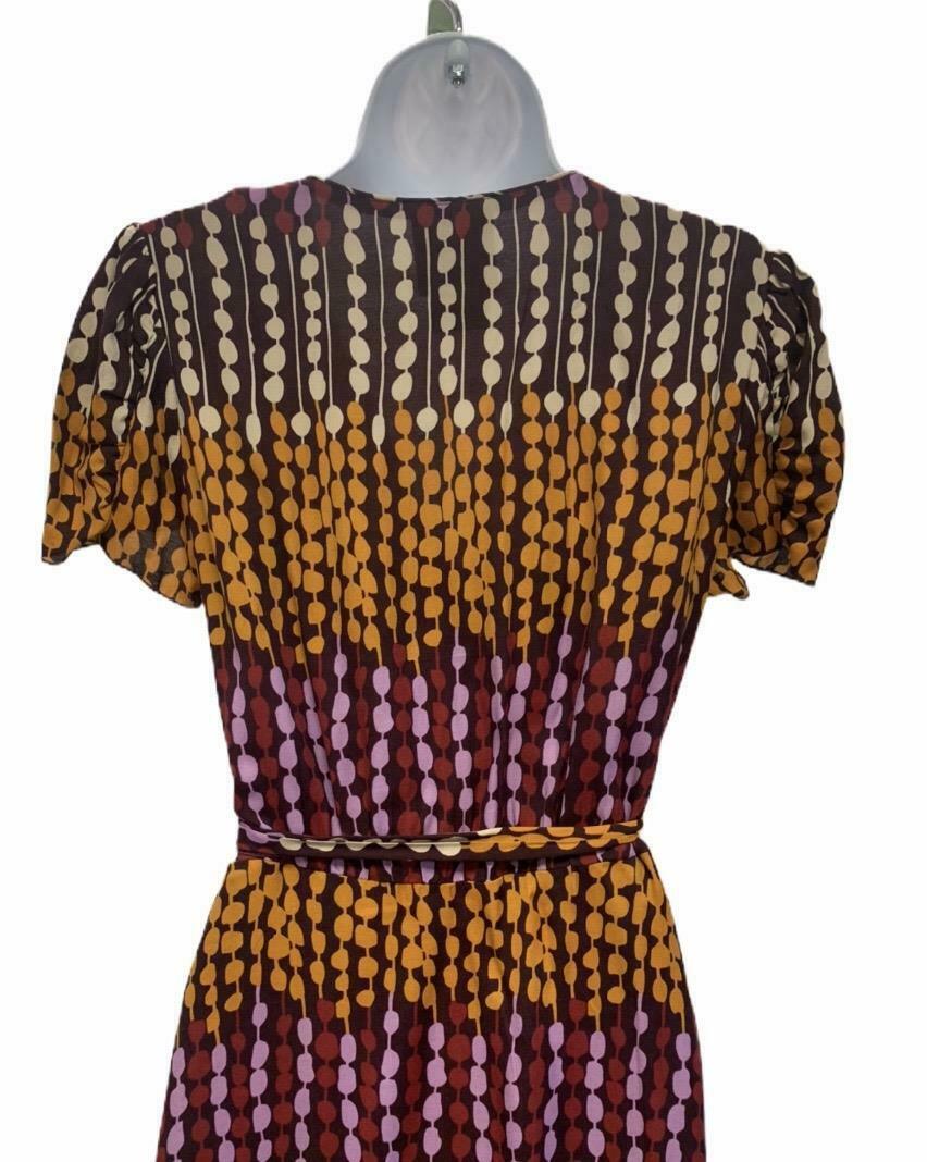 Anthropologie x Anna Sui Faux Wrap Belted Dress Boho Graphic Size 6 RARE - Premium Clothing, Shoes & Accessories:Women:Women's Clothing:Dresses from Anthropologie - Just $68.16! Shop now at Finds For You