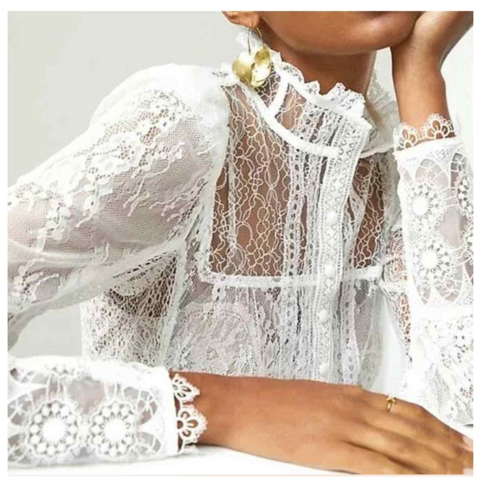 Anthropologie x In Earnest Byron Lars Lacy Midi Dress Size 10 NEW Finds For You Anthropologie x In Earnest Byron Lars Lacy Midi Dress Size 10 NEW Finds For You